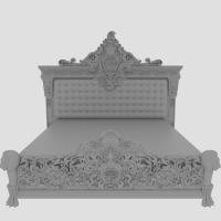 آبجکت تخت خواب سلطنتی 120